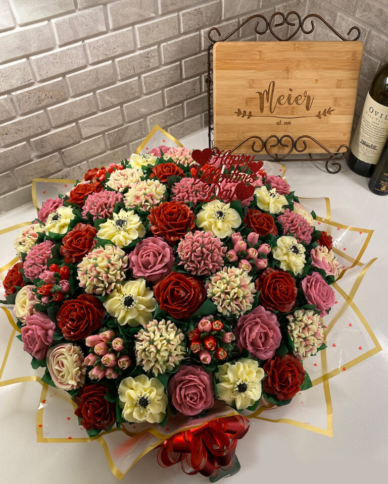 Valentines Cupcake Bouquet Texas 768x959