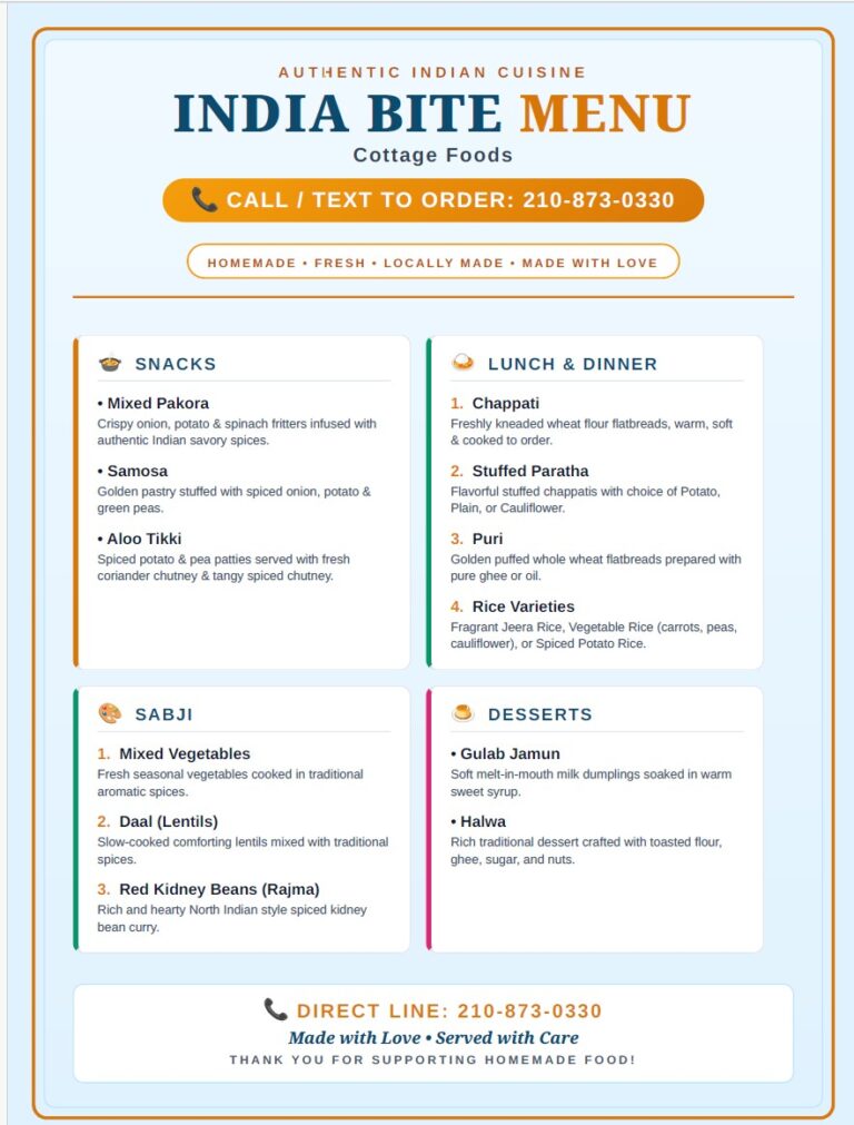 India bite menu  768x1011