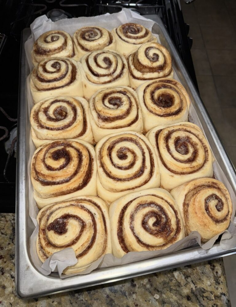 Sourdough cinnamon rolls